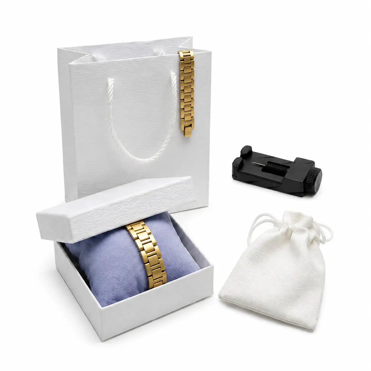 Luxury Crocodile Chain Bracelet for Men - Adjustable Stainless Steel Chain, Waterproof and Rustproof, Comes in a Beautiful Gift Box, a Stylish Accessory, the Ideal Gift for Your Boyfriend or Husband Set Teen Trendy.